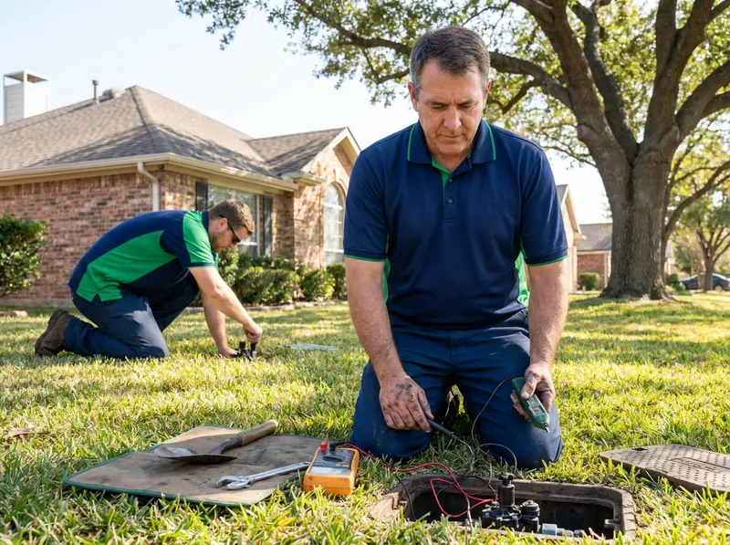 Sprinkler Zone Diagnosis in Dallas, TX